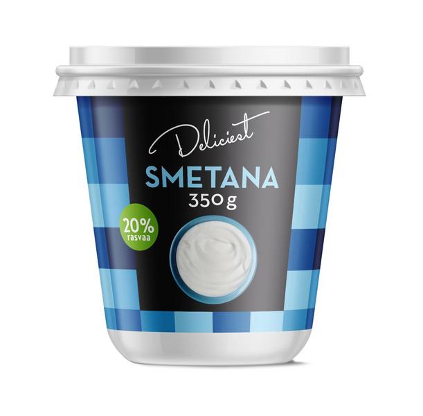 Deliciest Smetana 350g | K-Ruoka Verkkokauppa