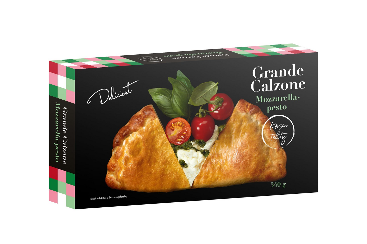 Deliciest Grande Calzone Mozzarella-pesto 340 g pakaste