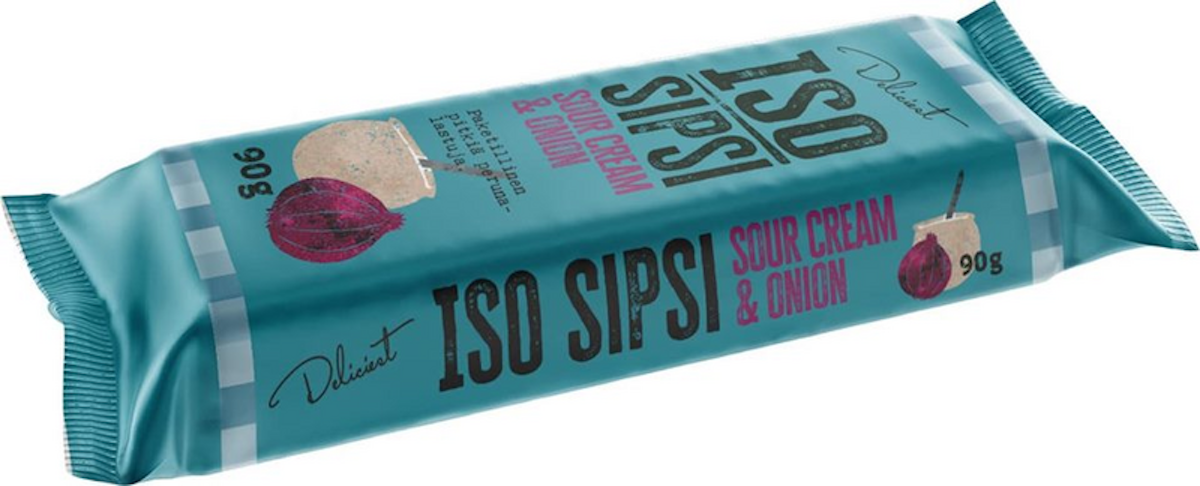 Deliciest Sourcream & Onion iso sipsi 90g - HoReCa-tukku Kespro
