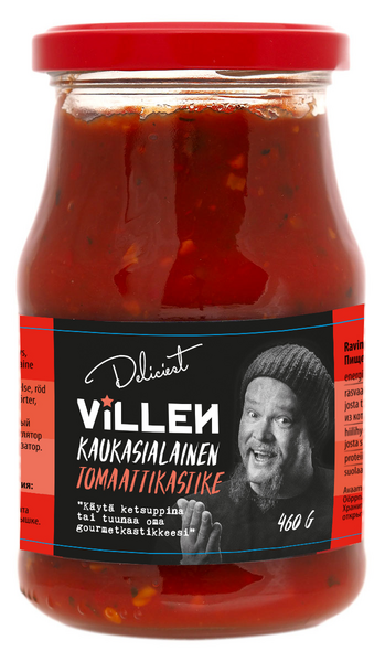 Villen kaukasialainen tomaattikastike 460g