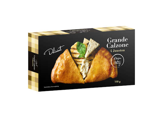 Deliciest Grande Calzone 4 juustoa 340g pakaste