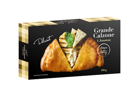 Deliciest Grande Calzone 4 juustoa 340g pakaste