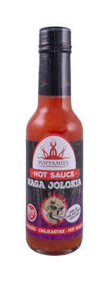 Poppamies Hot Sauce Naga Jolokia chilikastike 150ml