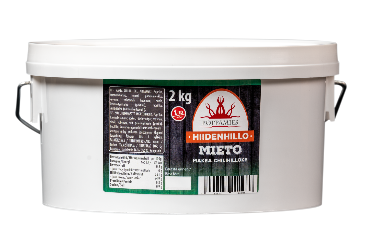 Poppamies Hiidenhillo mieto chilihilloke 2kg