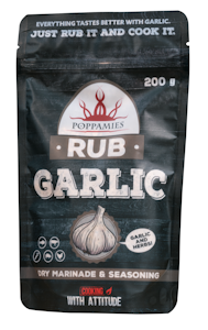 Poppamies Rub Garlic mausteseos 200g