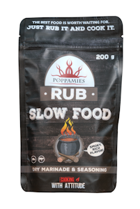 Poppamies Rub Slow Food mausteseos 200g