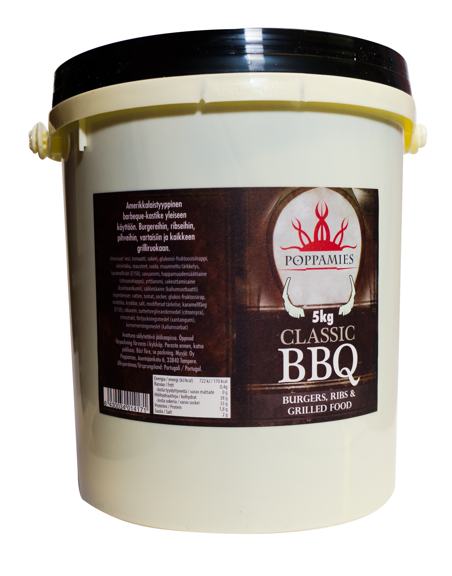 Poppamies BBQ Sauce Classic BBQ grillikastike 5kg