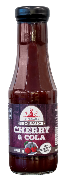 Poppamies BBQ Sauce Cherry & Cola grillikastike 345g