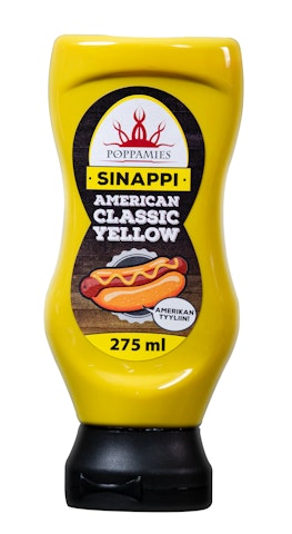Poppamies sinappi 275ml American classic yellow