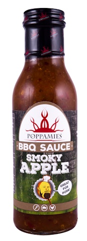 Poppamies BBQ sauce smoky apple 410g