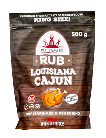 Poppamies Louisiana Cajun Rub 500g