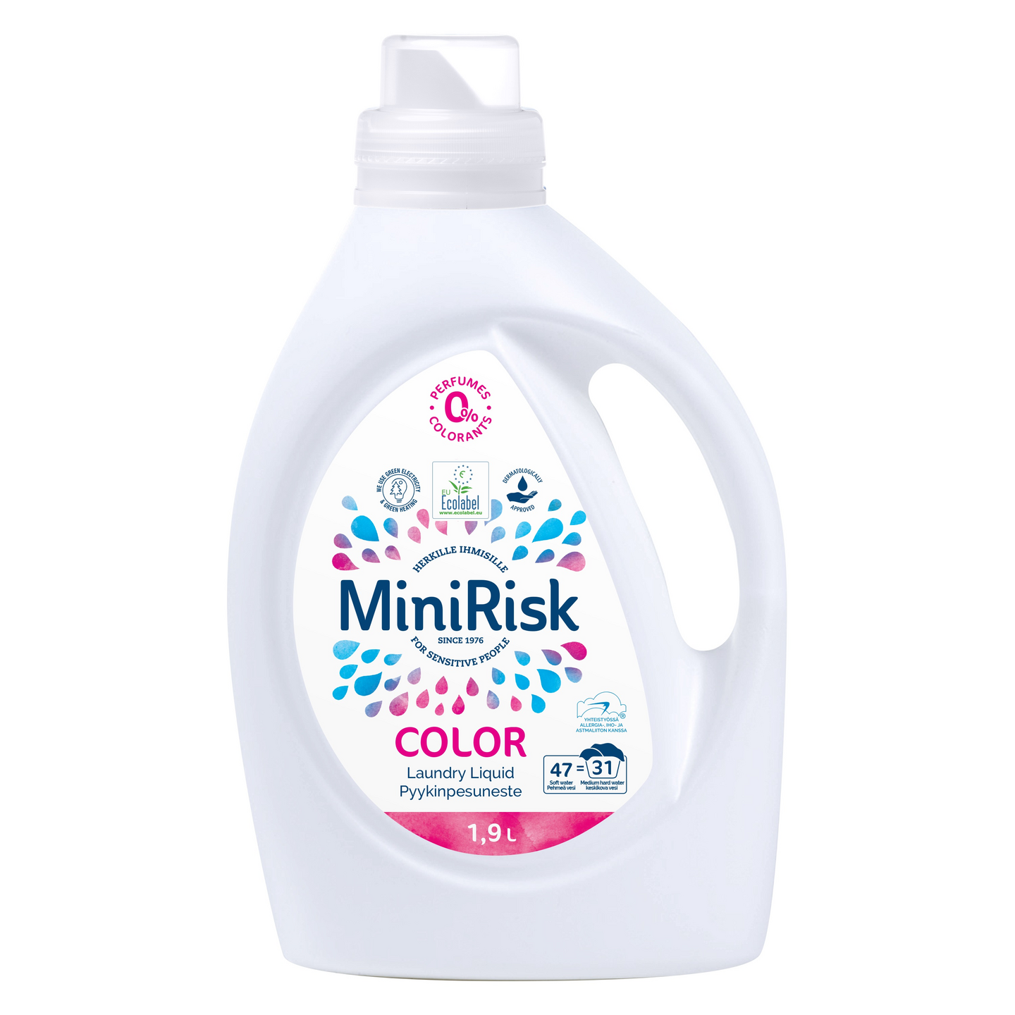 Mini Risk pyykinpesuneste 1,9L Color