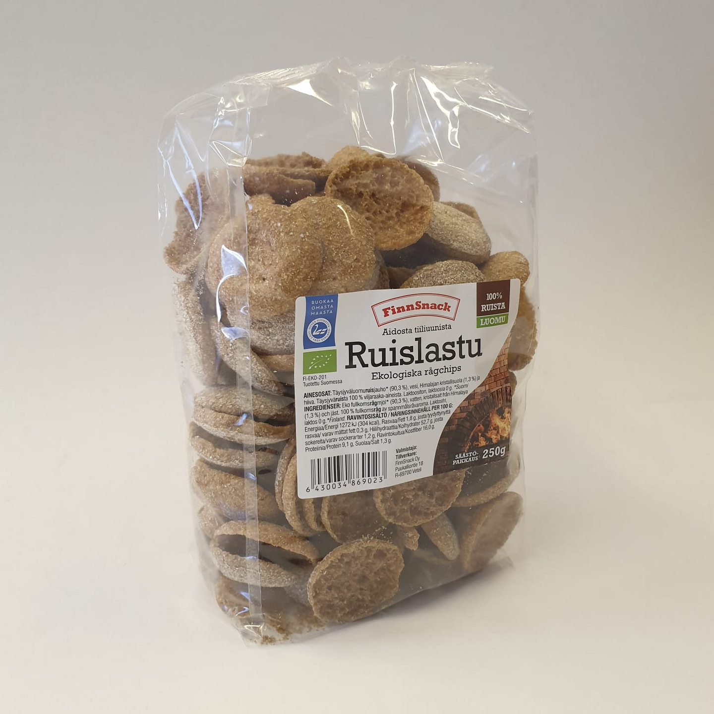 Finnsnack Ruislastu 250g luomu | K-Ruoka Verkkokauppa