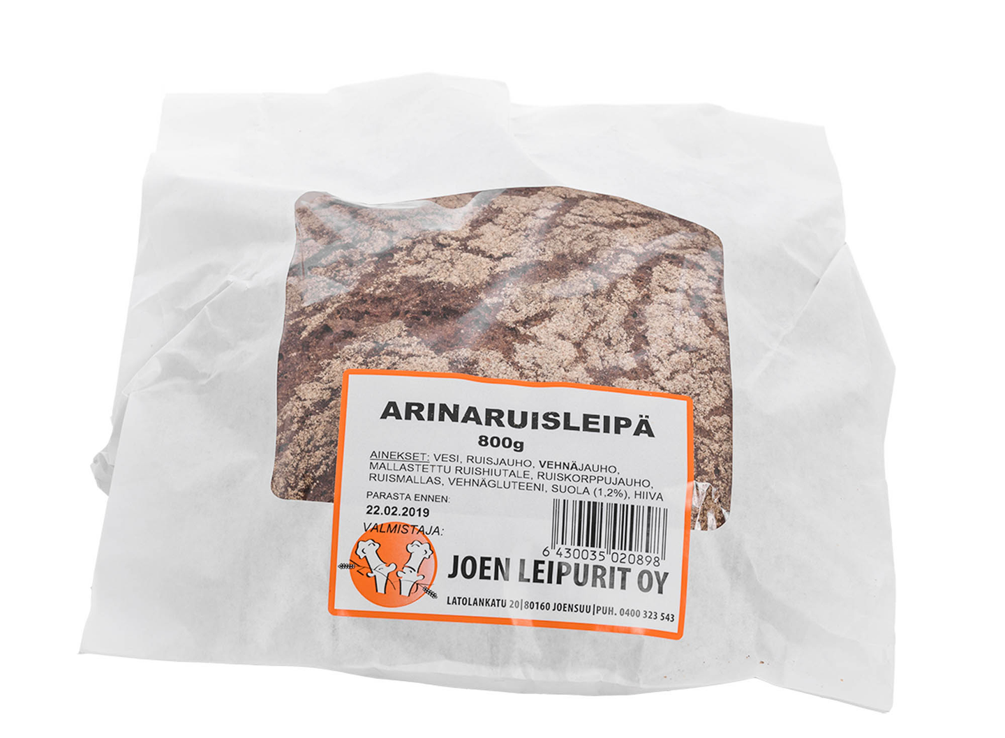 Joen Leipurit Arinaruisleipä 800g