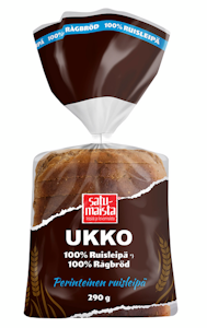 Satumaista Ukko 100% ruisleipä 290g