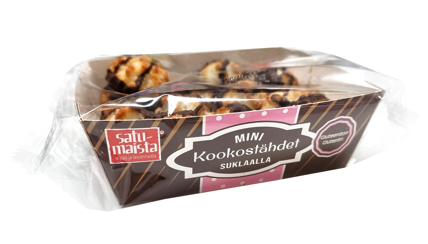 Satumaista Mini Kookostähdet 200g