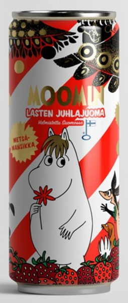 MOOMIN Mansikkalimonadi 0,25l tlk