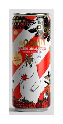 MOOMIN Mansikkalimonadi 0,25l tlk