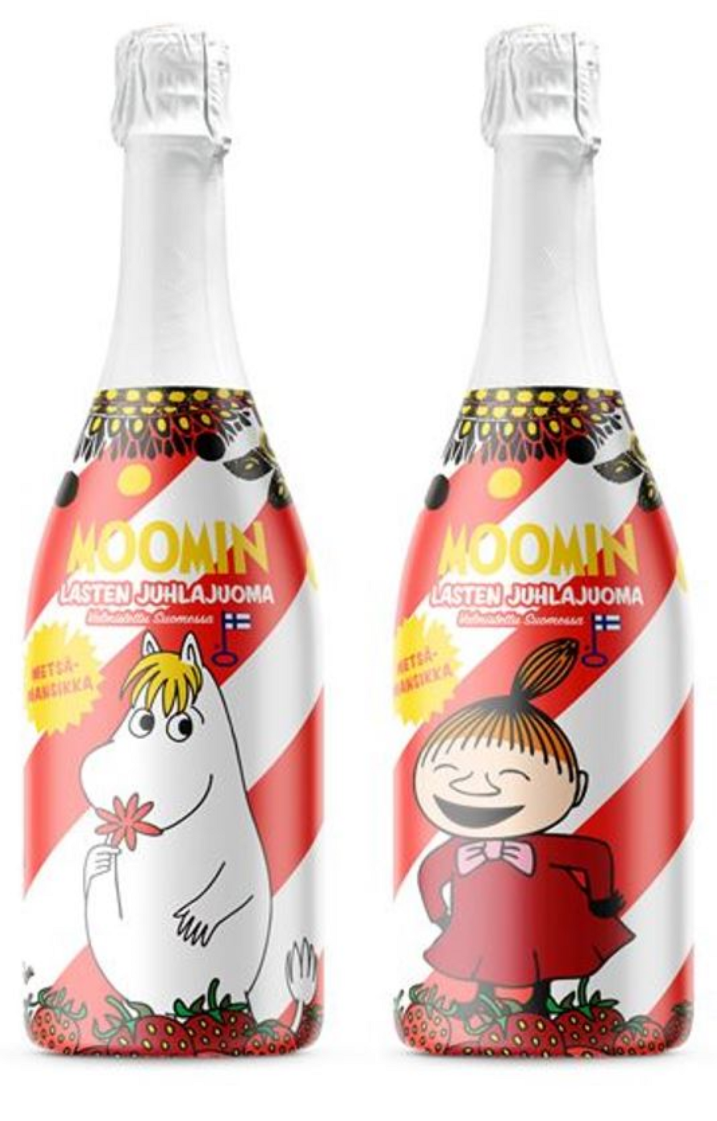 Moomin metsämansikkajuoma 0,75l | K-Ruoka Verkkokauppa