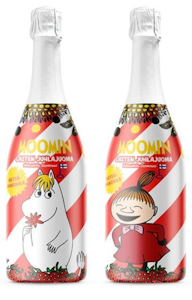 Moomin metsämansikkajuoma 0,75l