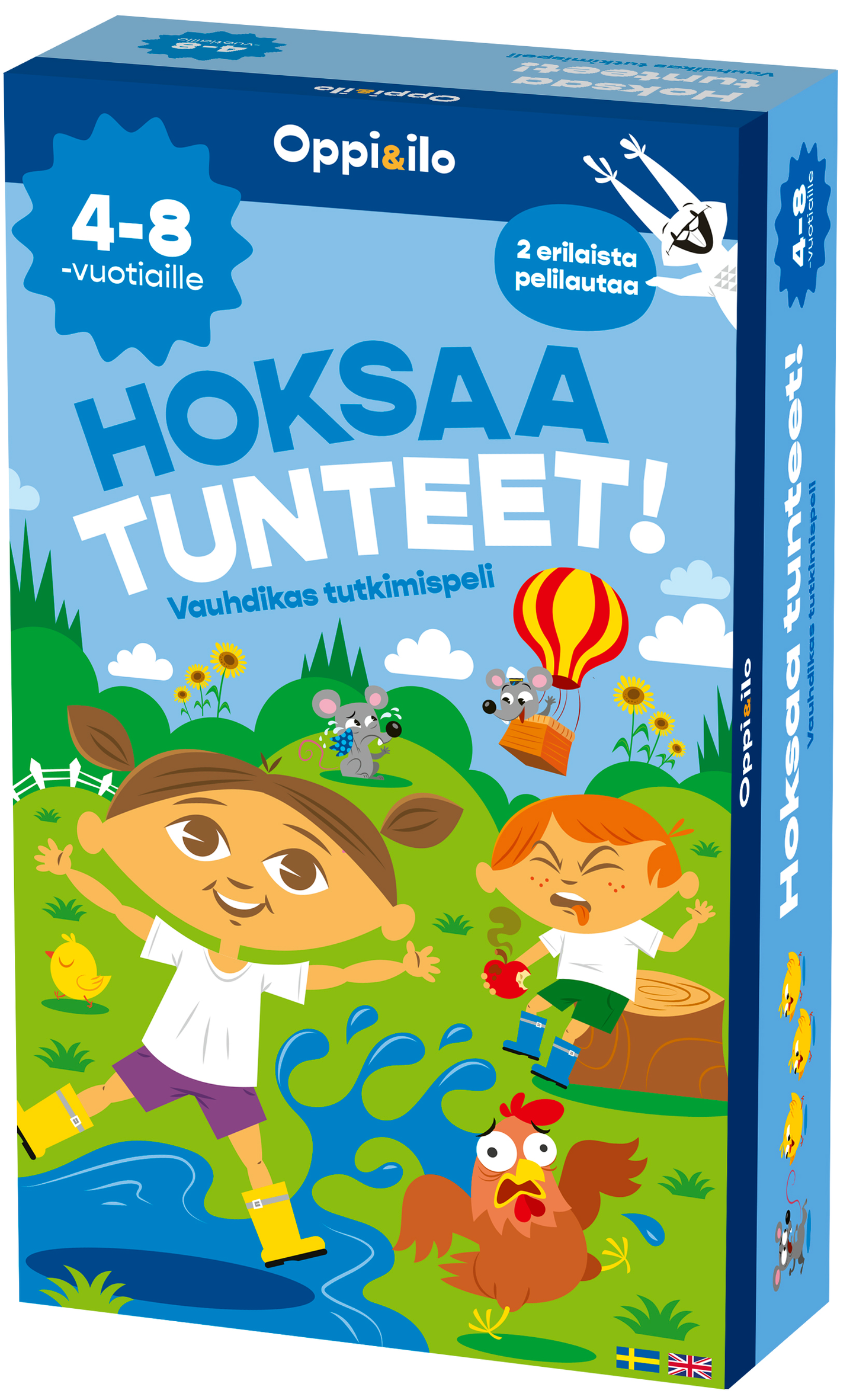 Oppi & Ilo Hoksaa tunteet! -lautapeli 4-8 v.