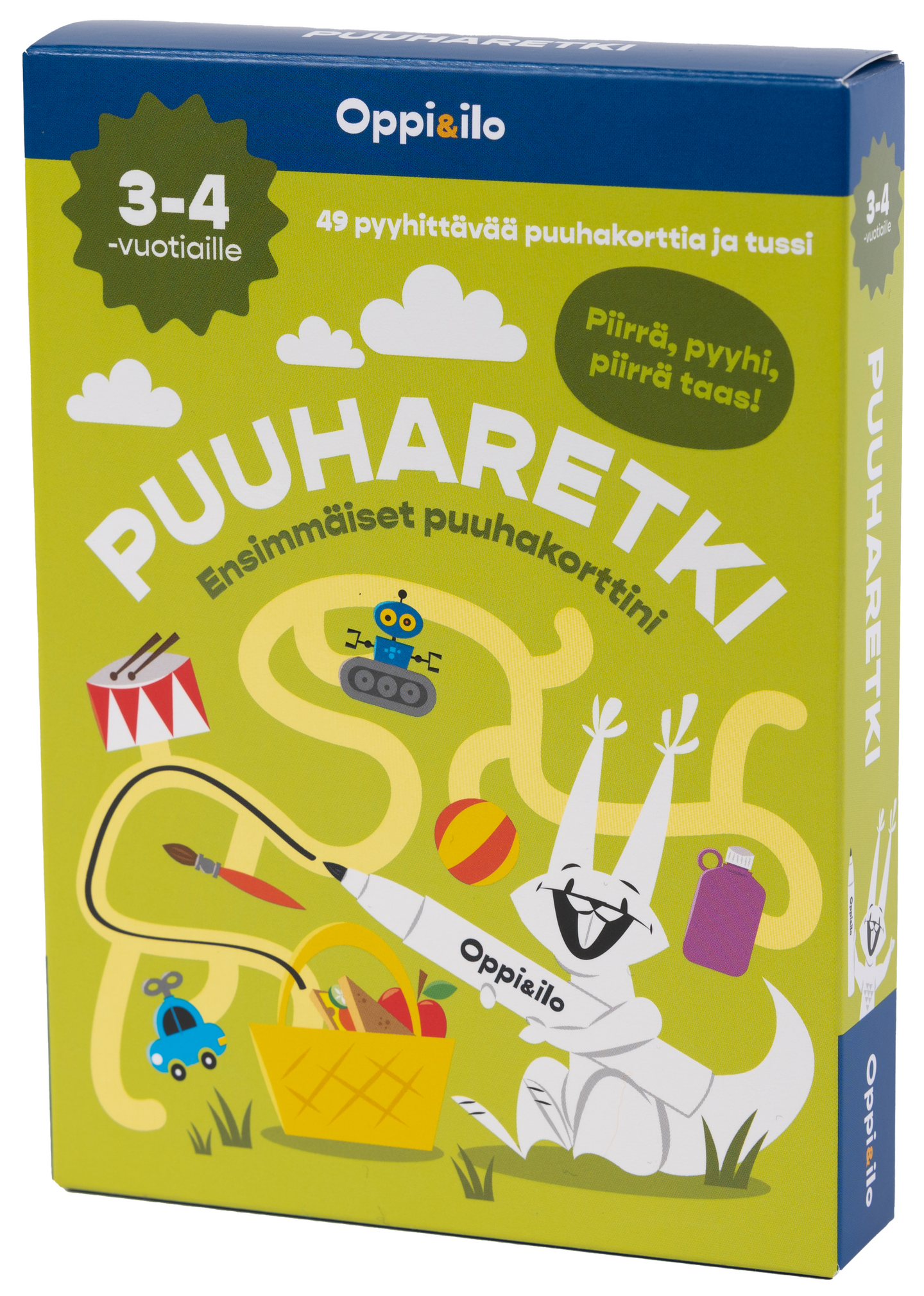 Oppi&ilo Puuharetki -puuhakortit 3-4 v (FI)