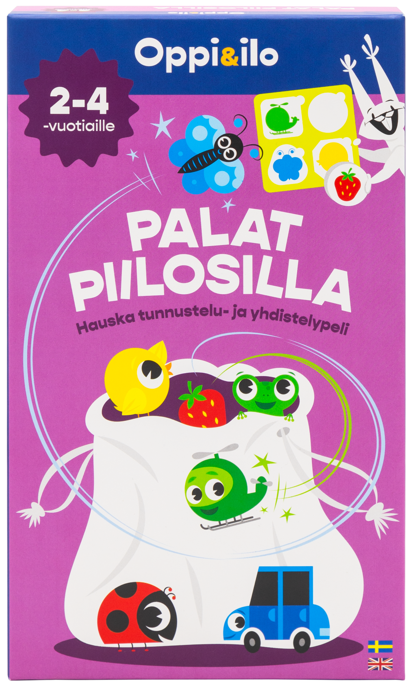Oppi&ilo Palat piilosilla -peli 2-4 v