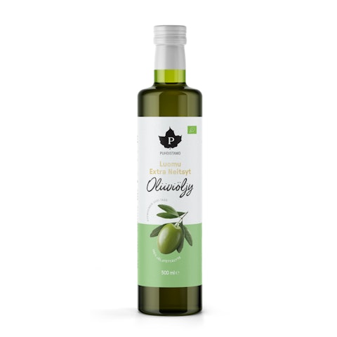 Puhdistamo extraneitsyt oliiviöljy 500ml luomu