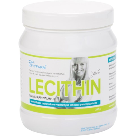 FitFarm Lechitin soijalesitiinirae rasvahappovalmiste 200g