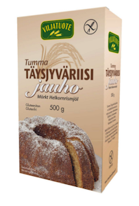 Viljatuote täysjyväriisijauho 500g gluteeniton