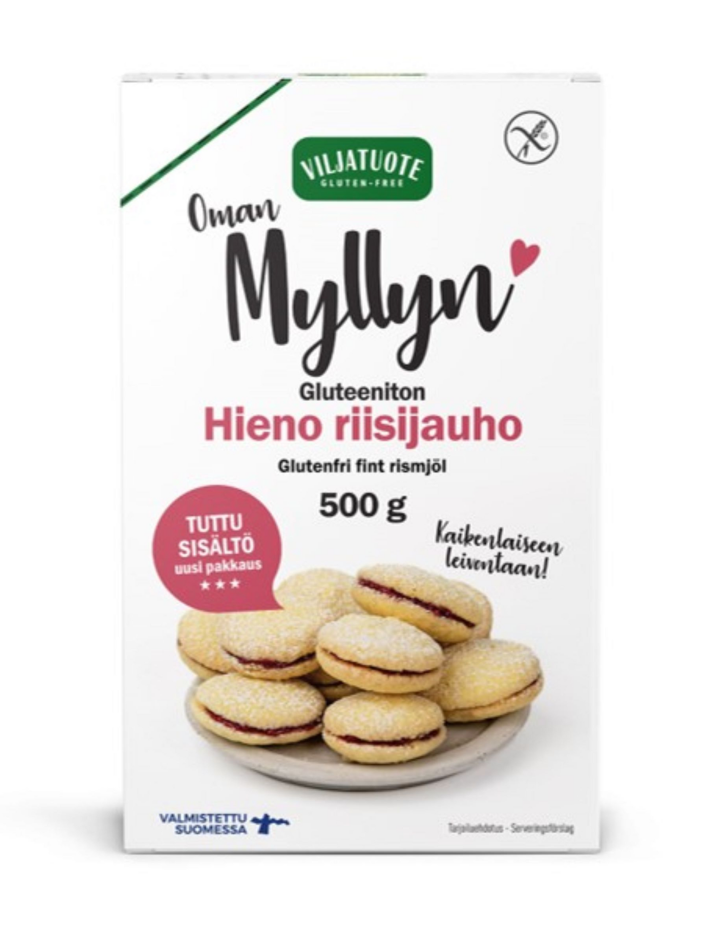 Viljatuote Hieno riisijauho 500g gluteeniton | K-Ruoka Verkkokauppa