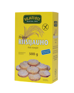 Viljatuote Hieno riisijauho 500g gluteeniton