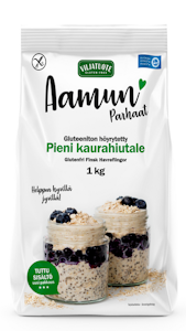 Viljatuote höyrytetty kaurahiut 1kg gluteeniton