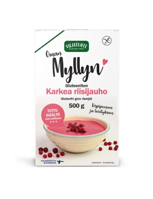 Viljatuote Gluteeniton karkea riisijauho 500g