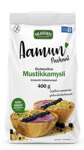 Viljatuote Gluteeniton Mustikkamysli 400g