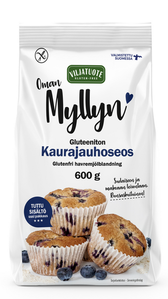 Viljatuote Gluteeniton Kaurajauhoseos 600g