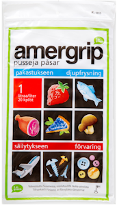 Amergrip pussi 1L 20kpl (pussin koko 17x22cm)