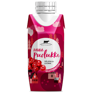 Maitomaa kaura-puolukka välipalajuoma 250ml