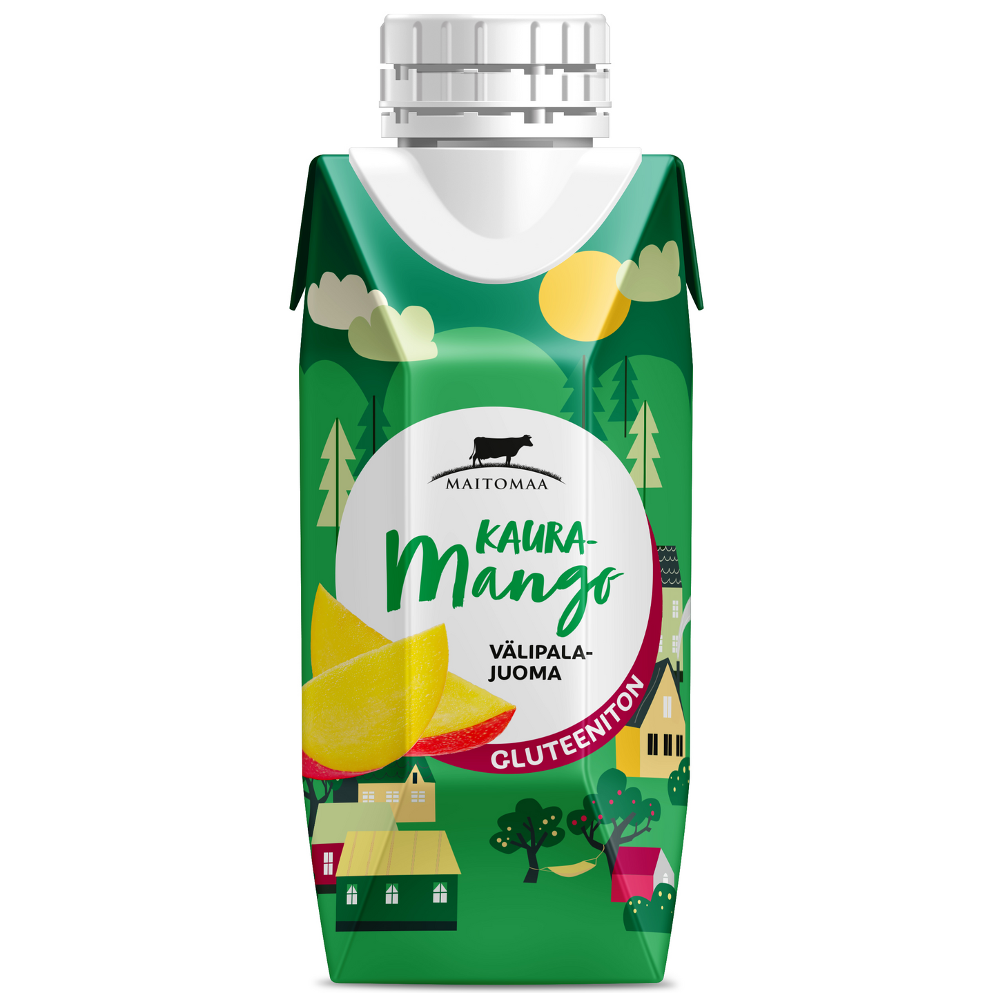 Maitomaa kaura-mango välipalajuoma 250ml