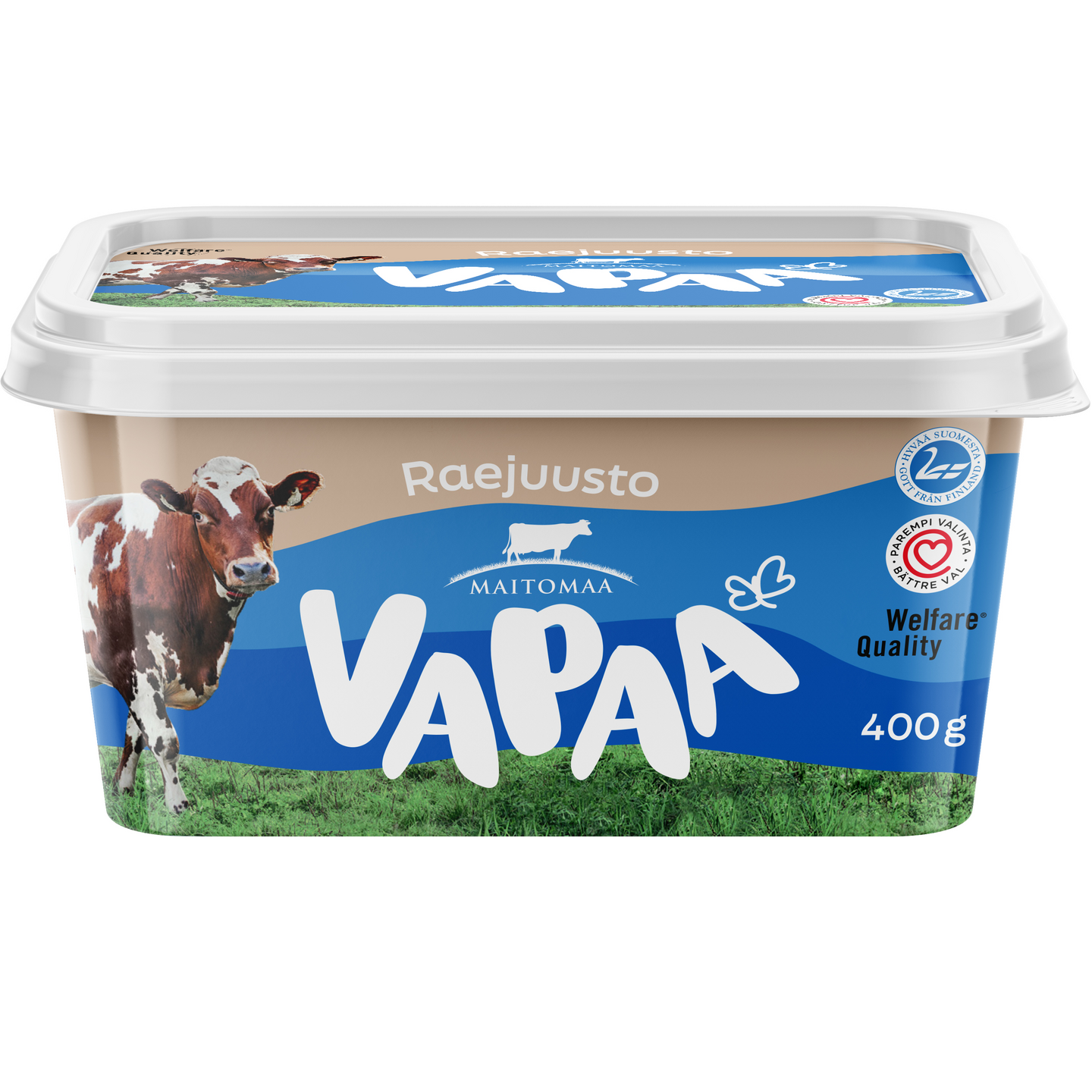 Maitomaa Vapaa raejuusto 2% 400g