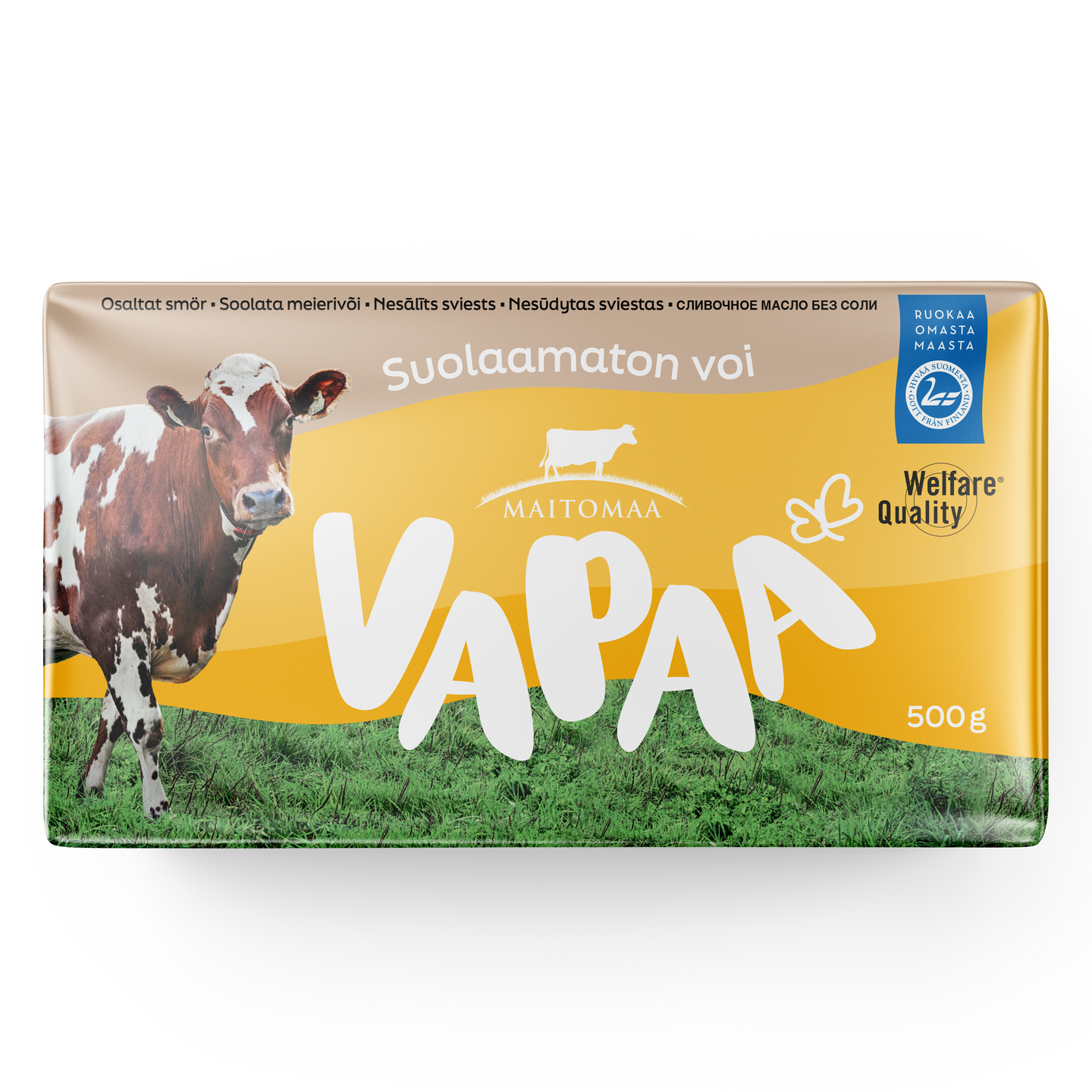 Maitomaa VAPAA Suolaamaton voi 500 g