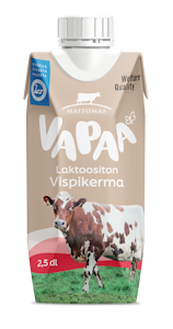 Maitomaa Vapaa vispikerma 2,5dl laktoositon