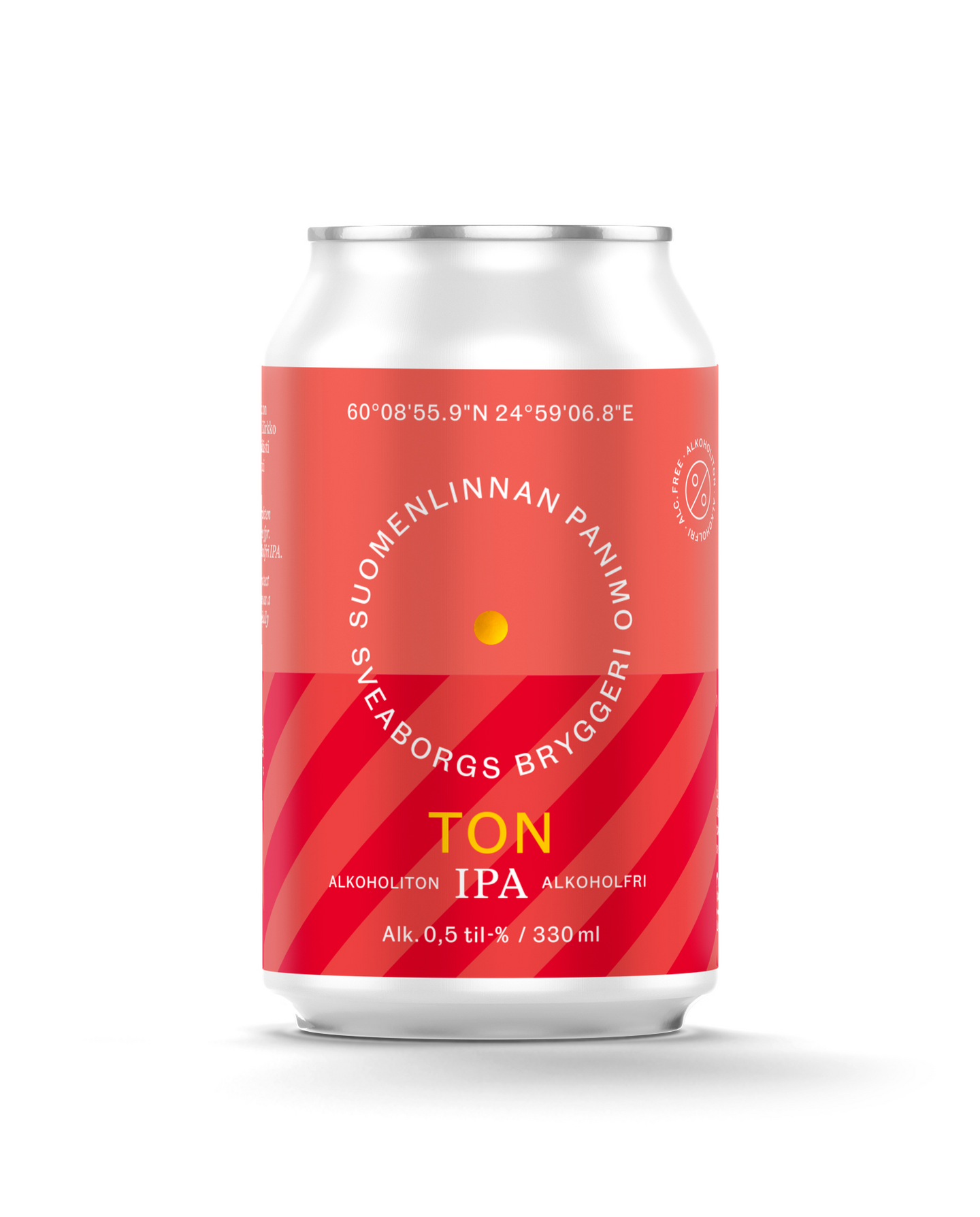 Suomenlinnan Panimo Ton IPA olut 0,5% 0,33l