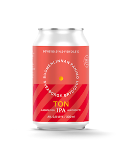 Suomenlinnan Panimo Ton IPA olut 0,5% 0,33l