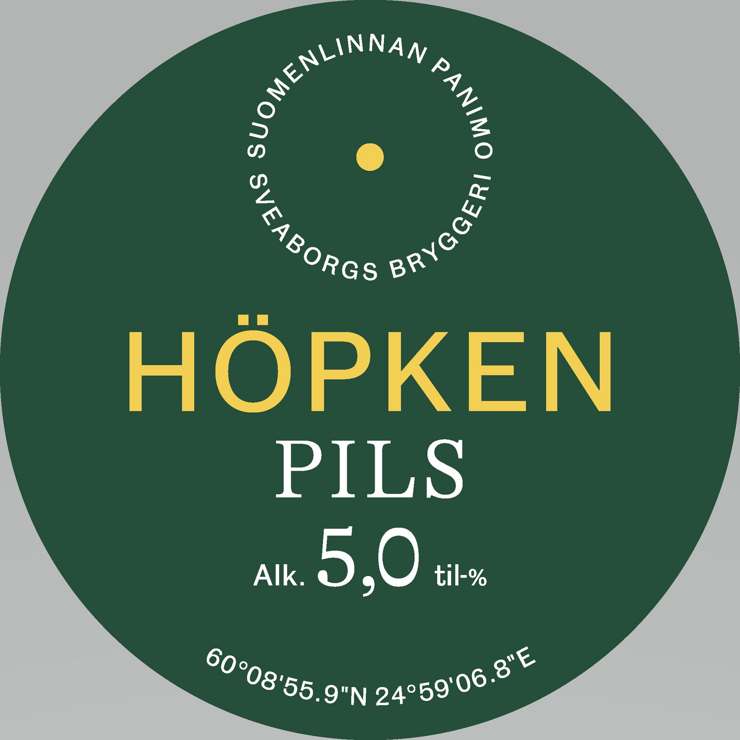 Suomenlinnan Höpken Pils 5% 30l astia