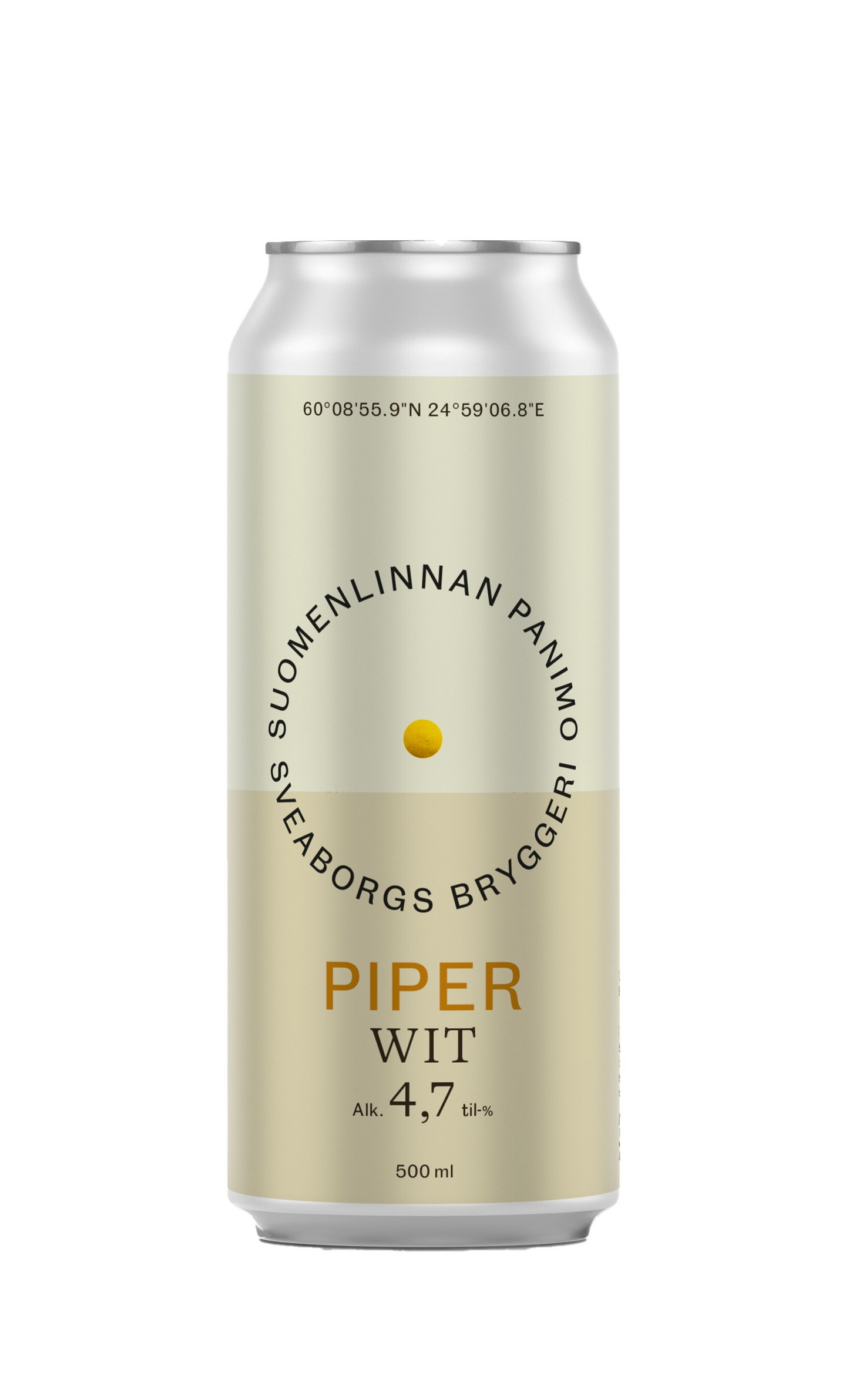 Suomenlinna Piper Wit olut 4,7% 0,5l