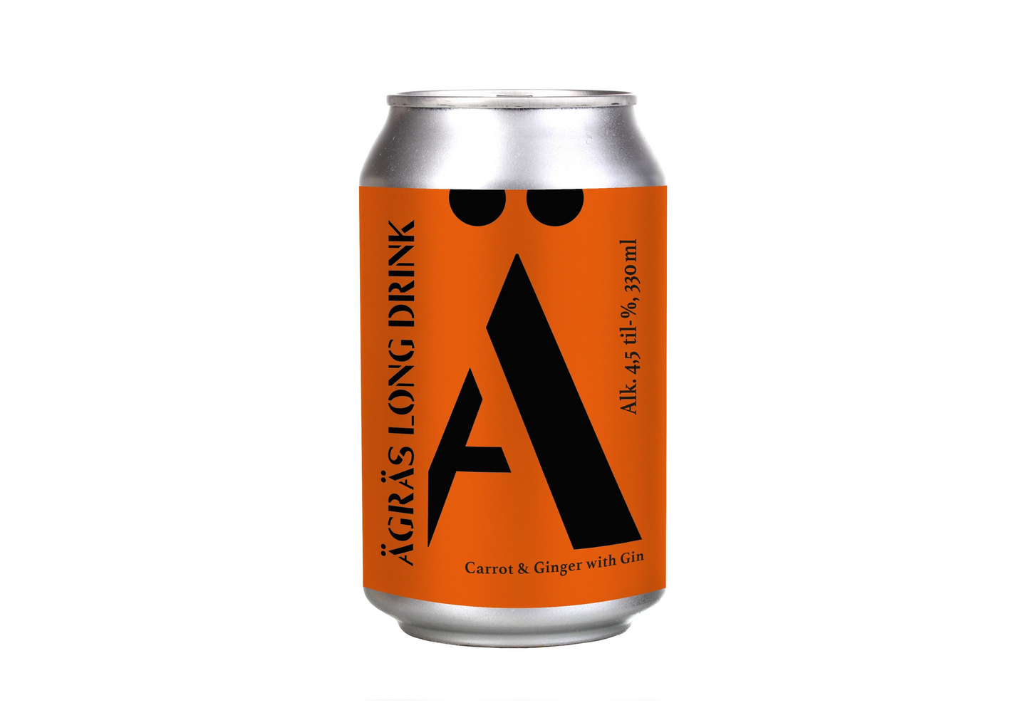 Ägräs Long Drink Carrot-Ginger 4,5% 0,33l