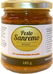 Pesto kastike 185g rosso sanremo