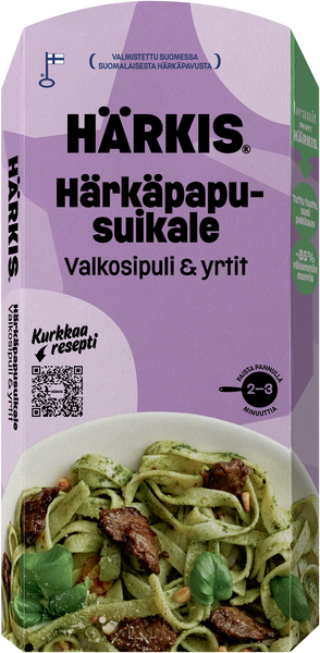 Härkis 250g valkosipuli & yrtit härkäpapusuikale