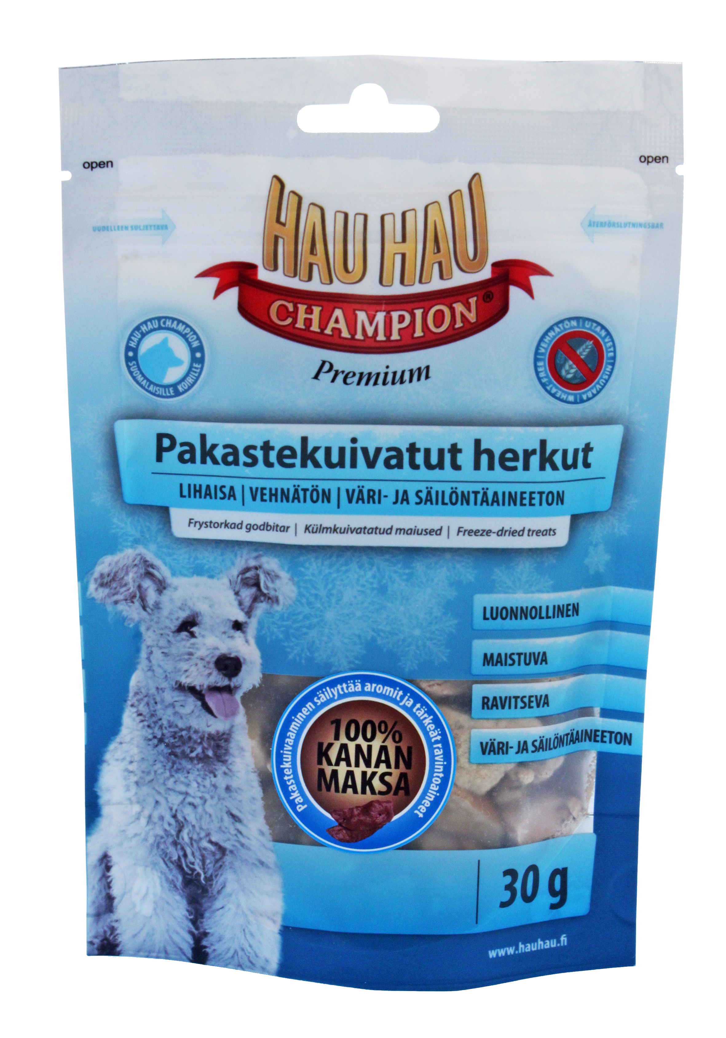 HHC pak kuiv herk kananmak 30g 15kpl | K-Ruoka Verkkokauppa